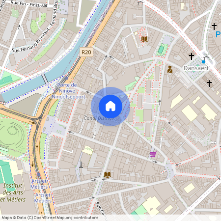 Onze-Lieve-Vrouw van Vaakstraat/ Rue Notre-Dame Du Sommeil 38 bus K 3.1, 1000 Brussel