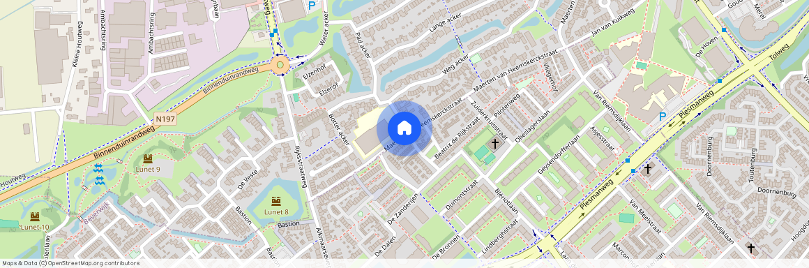 Waterakkers, 1945 GC, Maerten van Heemskerckstraat, Beverwijk