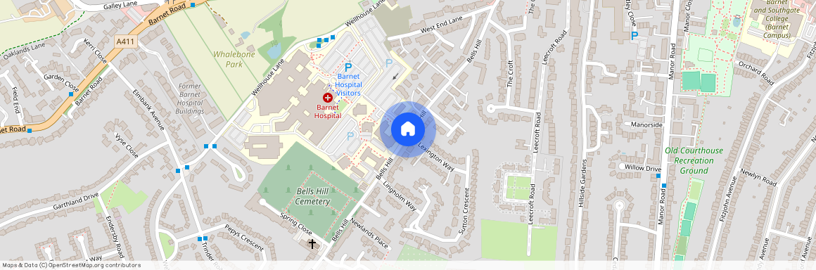 Bells Hill, Barnet, Herts, EN5