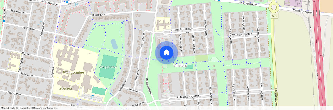 Smultrongatan 1H, Lomma