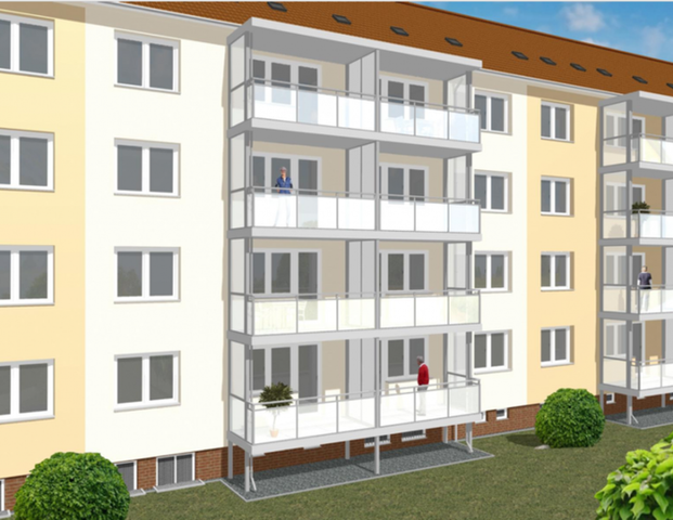 3-Raum-Wohnung mit Wohlfühlbalkon - Foto 1