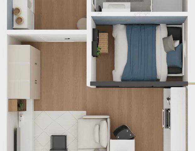 Moderne 1-Zi.-Whg. mit EBK & Balkon* nahe UNI/WISTA, 10 Min. zur S-Bahn - ab 12/2025 - Foto 1