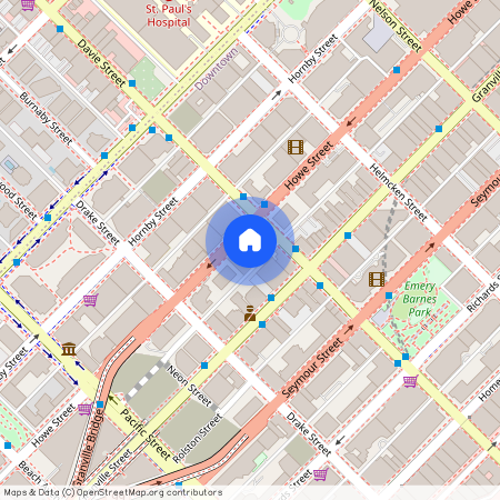 Unit #1601, 1212 Howe Street, V6Z 2M9, Downtown Vancouver