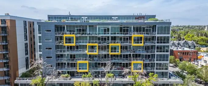 Penthouse Unit @ The Pixel With Gorgeous Views, 2 Underground Stalls and Storage | 805 - 235 9A St NW, Calgary - Photo 1