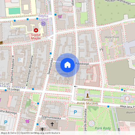 ul. Kazimierza Pułaskiego, Śródmieście, Gdynia, pomorskie