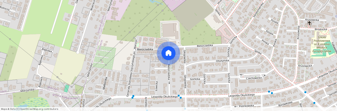 ul. Bieszczadzka, Gumieńce, Zachód, Szczecin, zachodniopomorskie