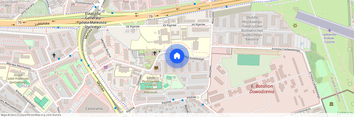 ul. Mirosława Dzielskiego, Rakowice, Prądnik Czerwony, Kraków, małopolskie