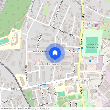 ul. Górnicza, Chwałowice, Rybnik, śląskie