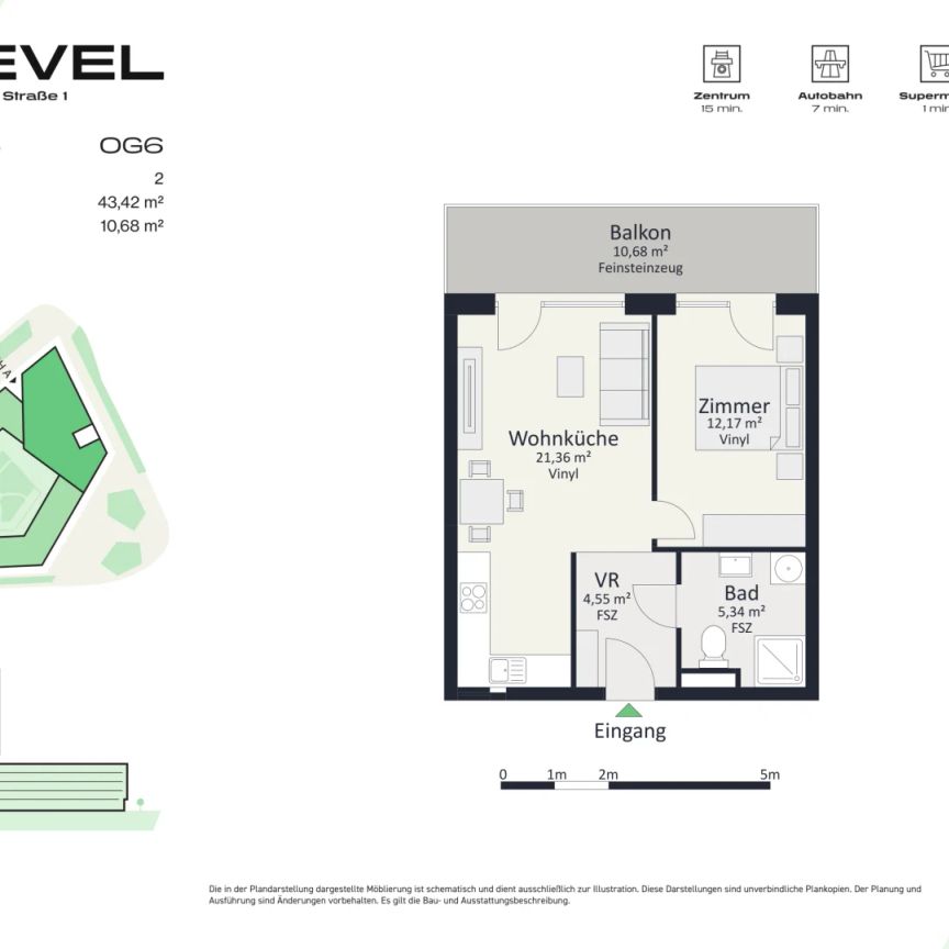 LEVEL GRAZ – Lebensgefühl auf höchstem Niveau - Foto 1