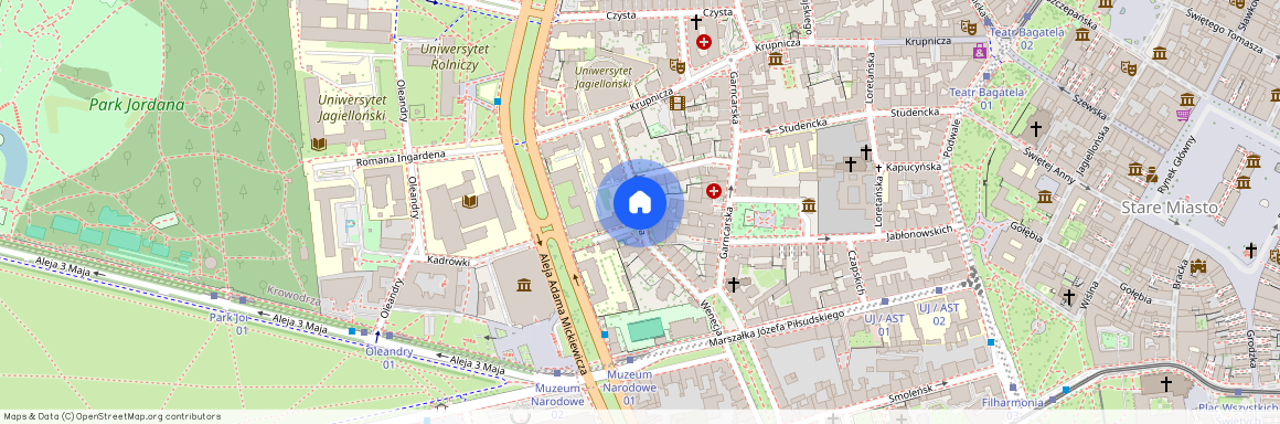 ul. Wenecja, Piasek, Stare Miasto, Kraków, małopolskie