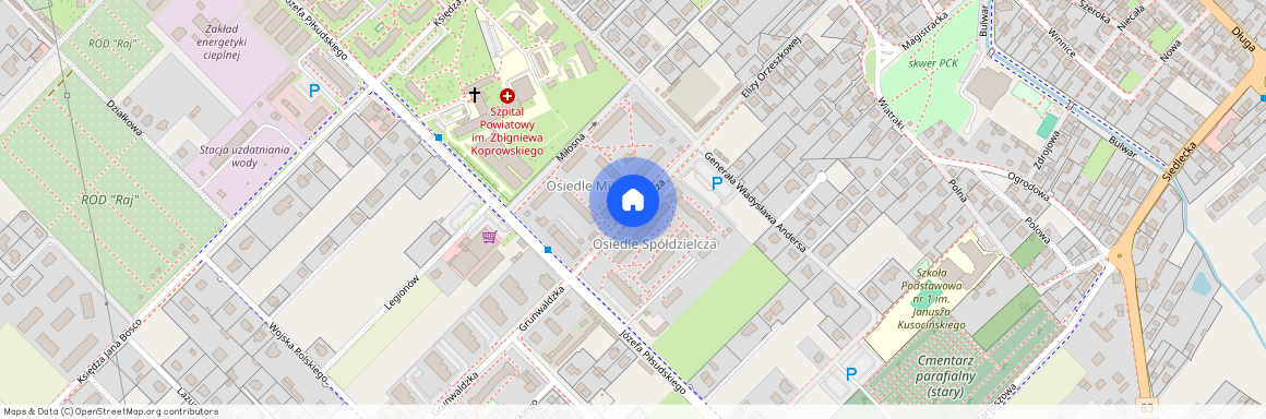 ul. Spółdzielcza, Sokołów Podlaski, sokołowski, mazowieckie