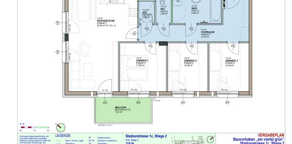 4-Zimmer-Wohnung mit Balkon, Top 9 - Photo 2