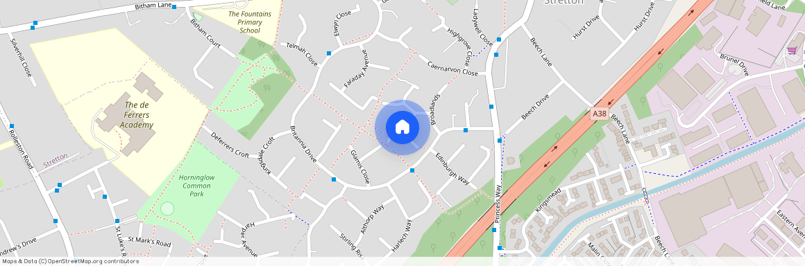 Crestwood Close, Stretton, DE13