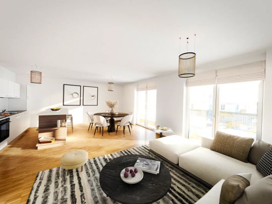 Neugebaute 3-Zimmer-Wohnung mit Balkon - Provisionsfrei! - Photo 1