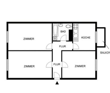 Tauschwohnung 3- Zimmer gegen 4 oder 5 Zimmer Wohnung - Photo 1