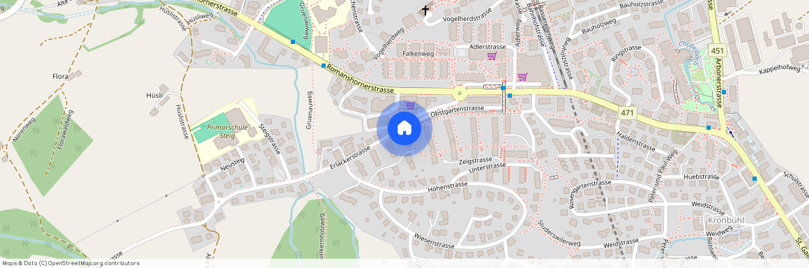 Erlackerstr. 19, 9300 Wittenbach, Schweiz