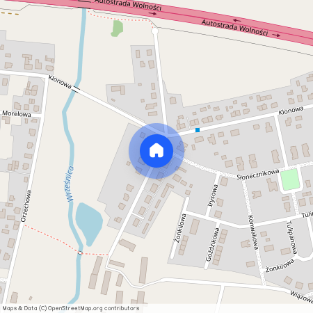 ul. Lipowa, Bierzglinek, Września, wrzesiński, wielkopolskie