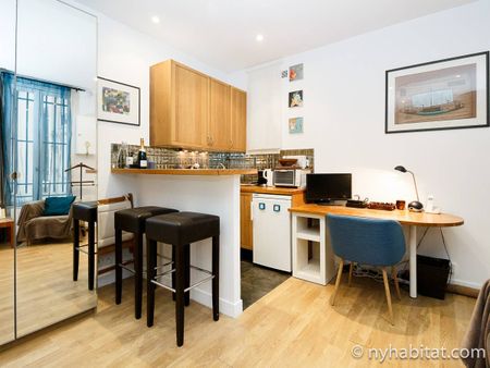 Logement à Paris, Location meublée - Studio T1 - Villiers, Batignolles - Ternes (PA-3846) - Photo 4