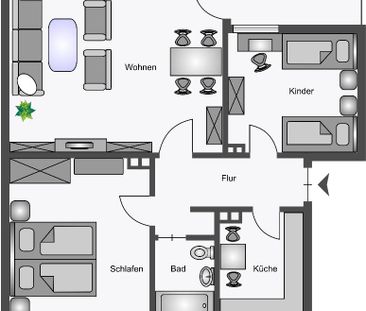 3 Zimmer in Bockum-Hövel - Photo 2