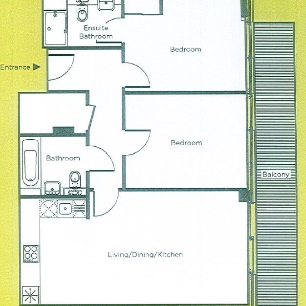 Room in a Shared Flat, Station House, SE8 - Photo 1