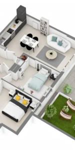 Appartement à louer 3 pièces 62.33m² - Photo 4