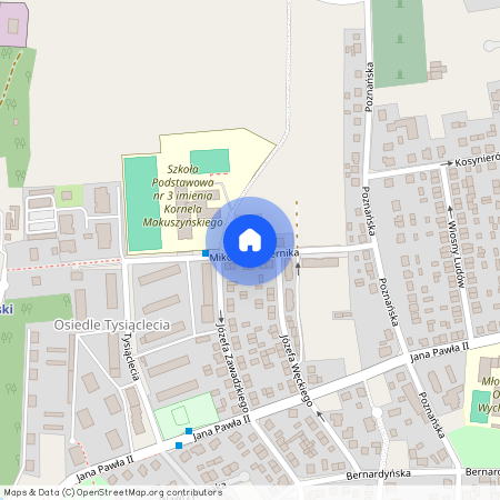 ul. Mikołaja Kopernika, Koźmin Wielkopolski, Koźmin Wielkopolski, krotoszyński, wielkopolskie