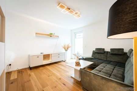 Neubau 2-Zimmer-Wohnung + KfW 40 + Barrierearm + voll möbliert & löffelfertig - Photo 2