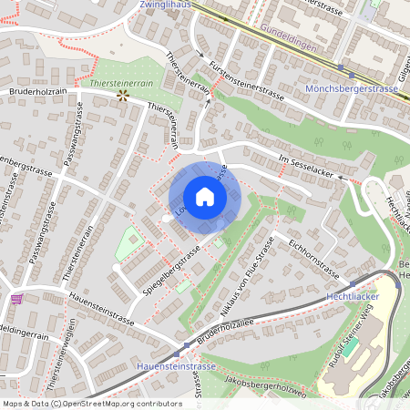 Löwenbergstrasse 21, 4059 Basel, Lageplan