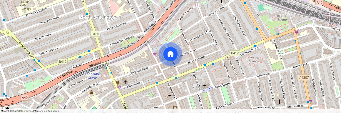 Basing Street, Notting Hill, London, Kensington & Chelsea, W11