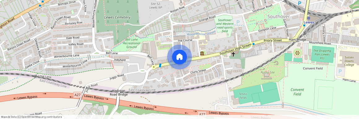 Southover High Street, Lewes, BN7