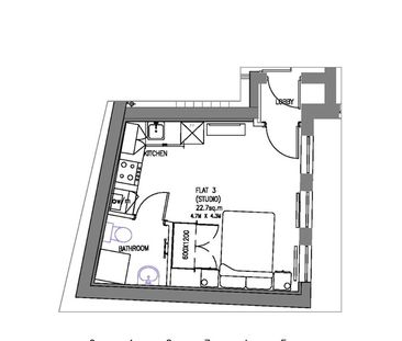 Studio Flat, Down Place, W6 - Photo 6