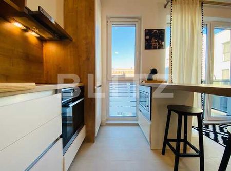 Apartament superb, 40 mp, prima inchiriere, garaj, zona Piata Abator - Photo 2