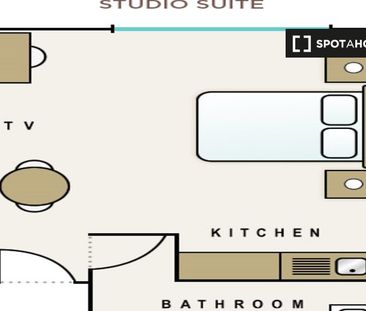 Serviced Studio Apartment to Rent in Dublin 2 - Photo 4