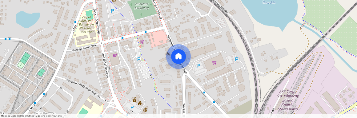 ul. Kardynała Stefana Wyszyńskiego, Iława, iławski, warmińsko-mazurskie