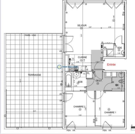 BEAU 3 PIECES AVEC TERRASSE DE 63 M2 - Photo 5