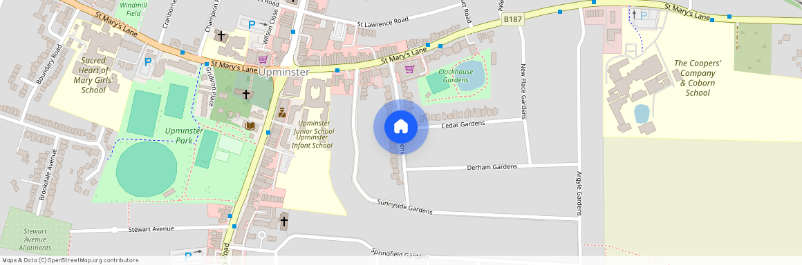 Tudor Gardens, Upminster, RM14