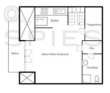 Helle 1-Zimmer-Wohnung mit großzügigem Balkon in der Östlichen Vorstadt - Photo 3