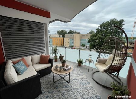 3-Zimmer-Wohnung mit möblierter Küche, Terrasse und Garagenparkplatz in beliebter Wohngegend Schärding - Foto 3