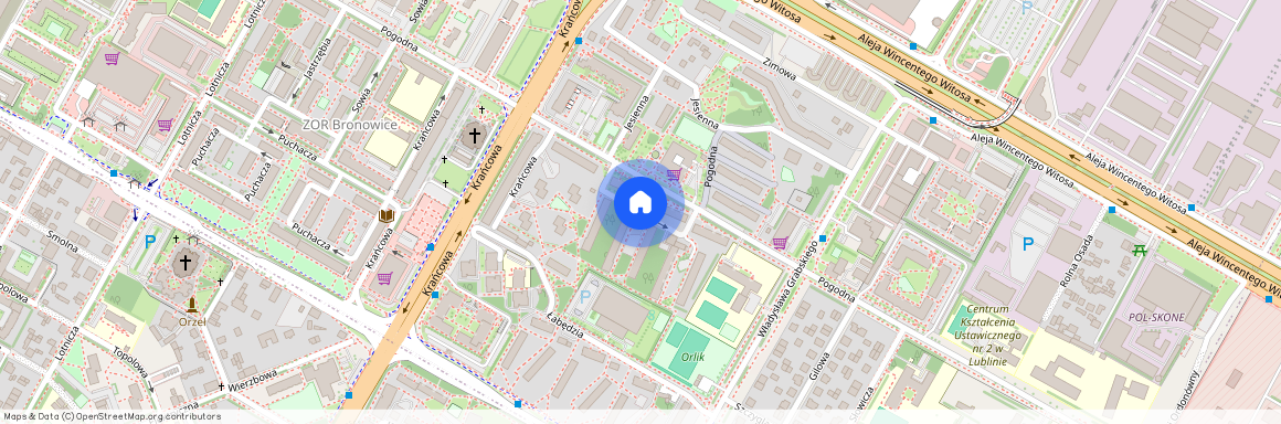 ul. Sokola, Bronowice, Lublin, lubelskie