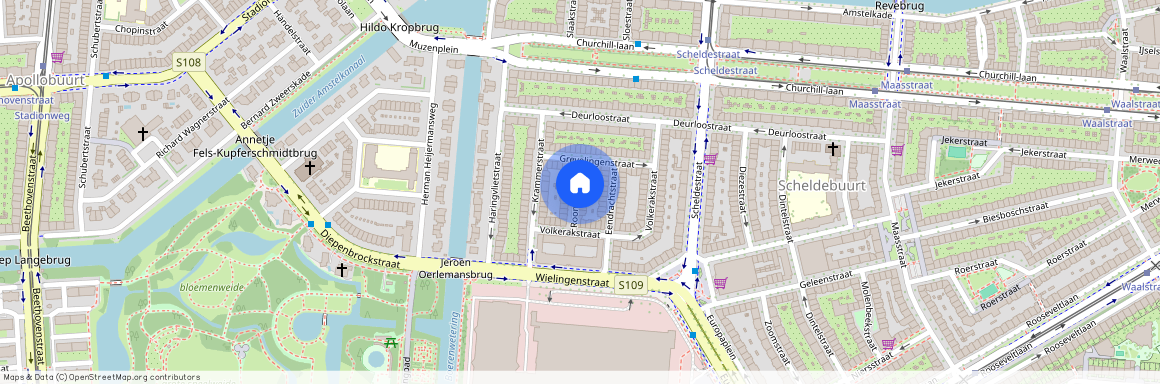 Scheldebuurt, 1078 KS, Roompotstraat, Amsterdam