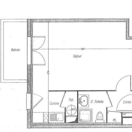 Location Appartement 1 pièce 30m² FECAMP 76400 - Photo 4
