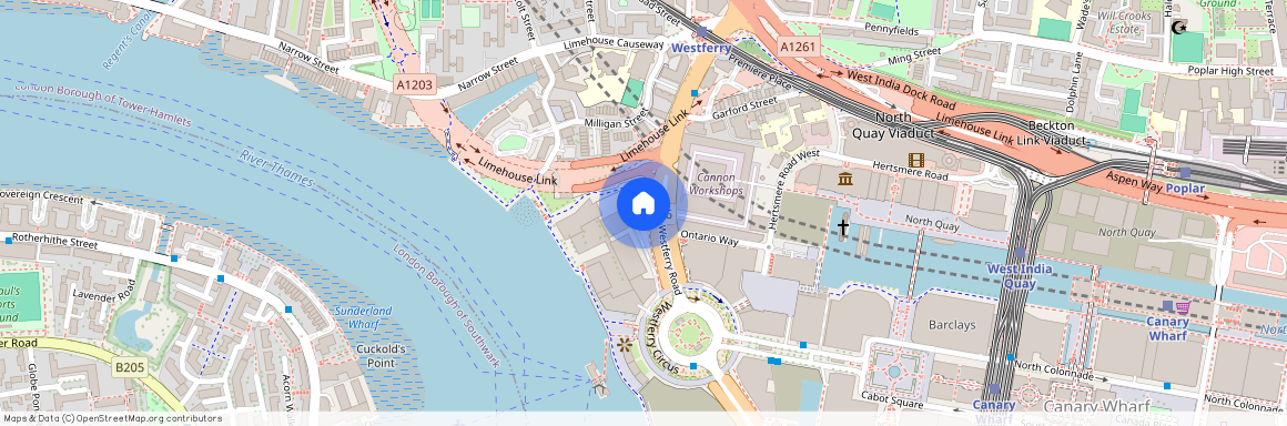 Westferry Road, Canary Wharf, London, E14