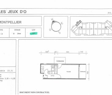 Studio 24.48 m², kitchenette équipée, avec balcon. - Photo 3