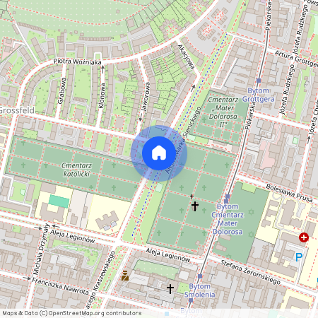 ul. Józefa Ignacego Kraszewskiego, Śródmieście, Bytom, śląskie