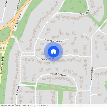 Cranley Road, Hersham, Walton-on-Thames, Surrey, KT12