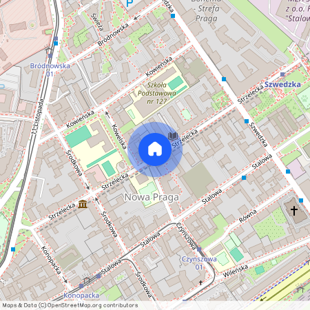 ul. Strzelecka, Nowa Praga, Praga-Północ, Warszawa, mazowieckie