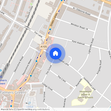 Hazelwood Lane, Palmers Green, London N13