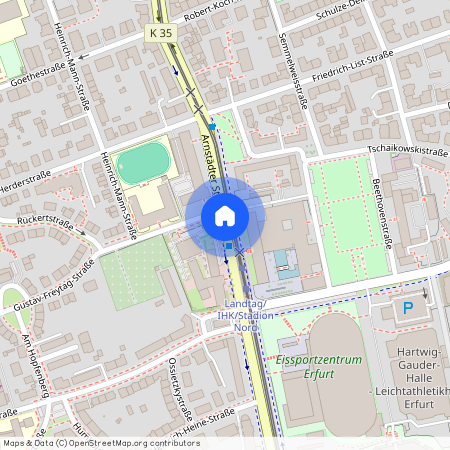 Löbervorstadt, Arnstädter Straße, 99096, Erfurt