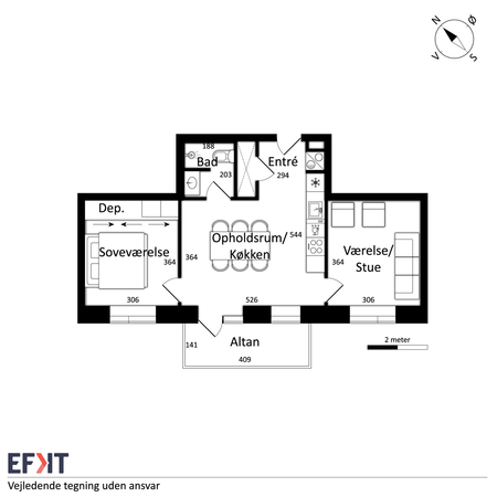 Flot nyopført 3-værelses i Strandhusene - Foto 3