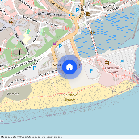 Marine Parade, Folkestone, Kent, CT20